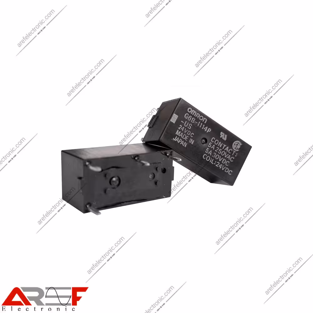 رله امرن مدل G6B-1114P دارای 24 ولت و 4 پین - فروشگاه عارف الکترونیک