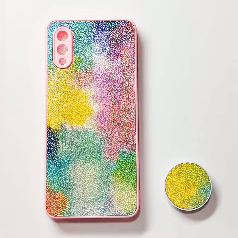 قاب چرمی هلوگرامی پاپ سوکت دار سامسونگ SAMSUNG Galaxy A022