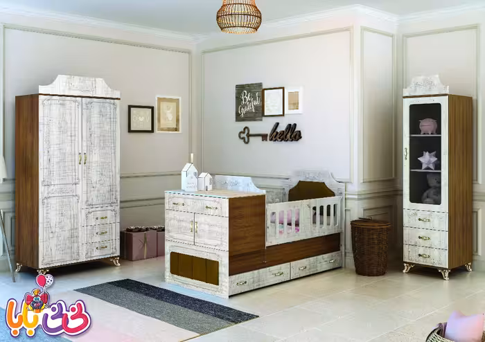 سرویس چوب دومنظوره نوزاد-نوجوان مدل ونوس