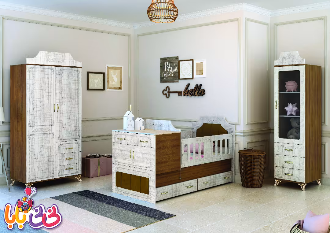 سرویس چوب دومنظوره نوزاد-نوجوان مدل ونوس