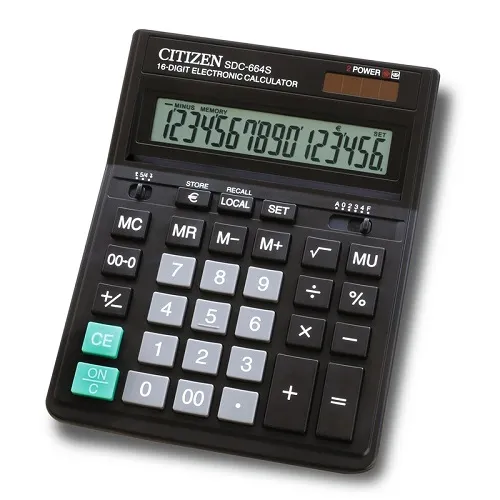 ماشین حساب سیتی زن مدل SDC-664S