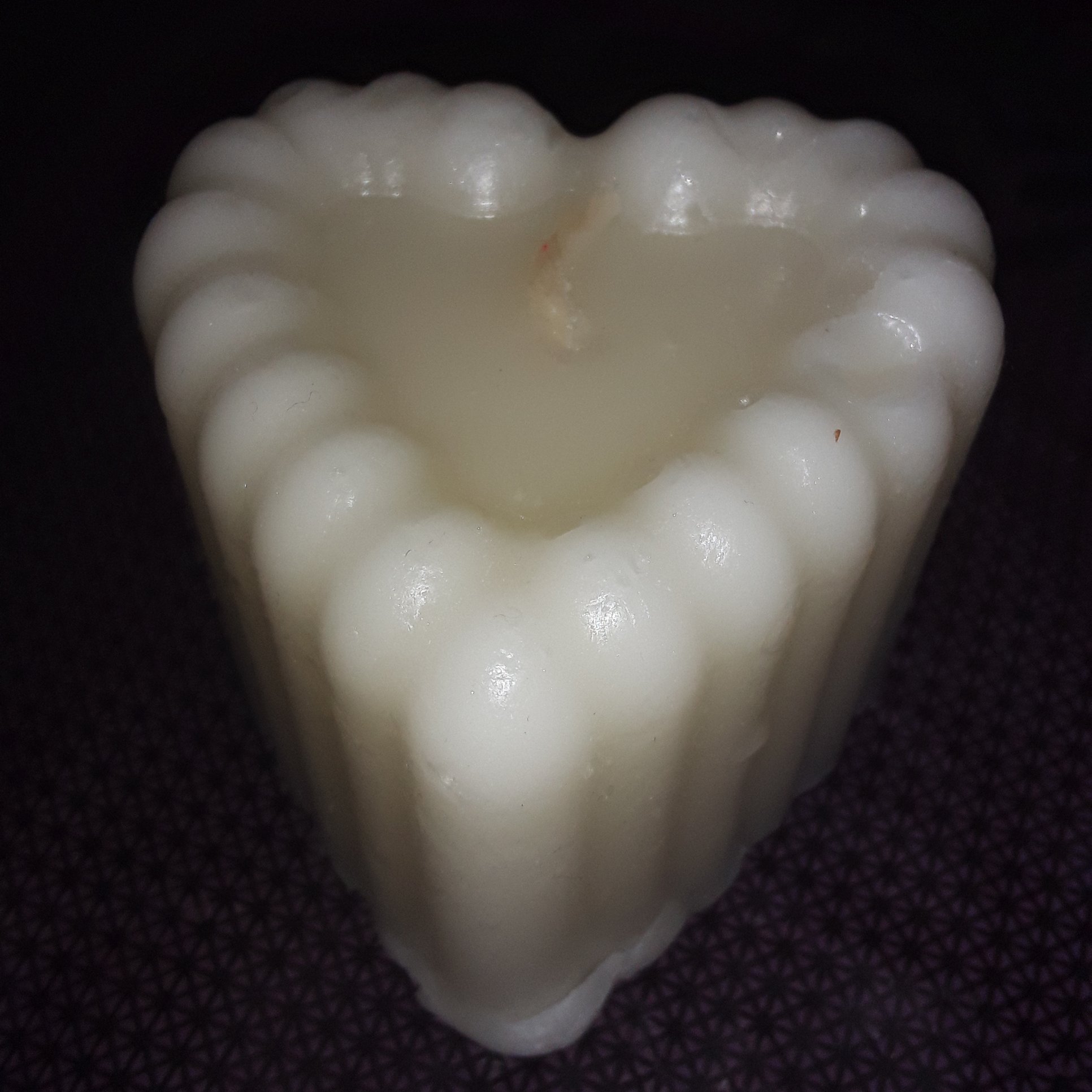 شمع مدل قلب سه عددی