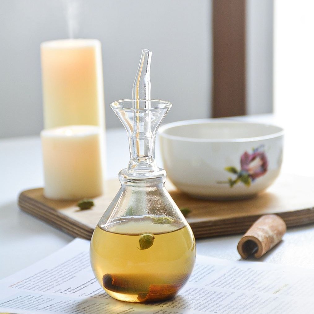 آبلیمو و روغن زیتون پیرکس خمره ایی آنتی شوک و شعله مستقیم