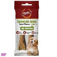 تشویقی سگ گناولز مدل CNAWLERS BONE-BACON وزن 90 گرم بسته 2 عددی