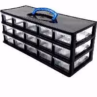 جعبه ابزار 15 کشویی، 3 طبقه... مناسب سازماندهی