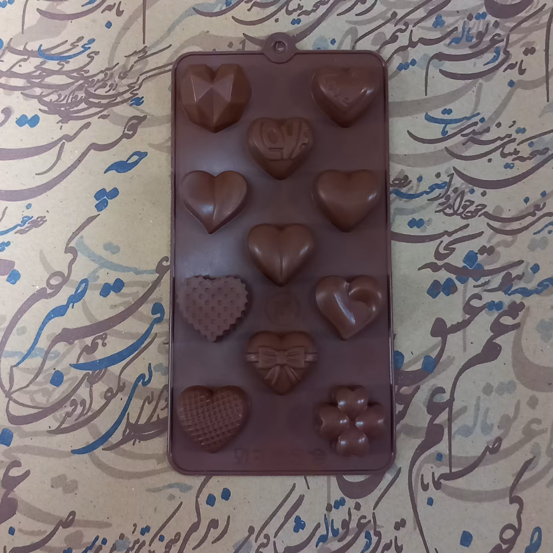 قالب شکلات طرح قلب جور