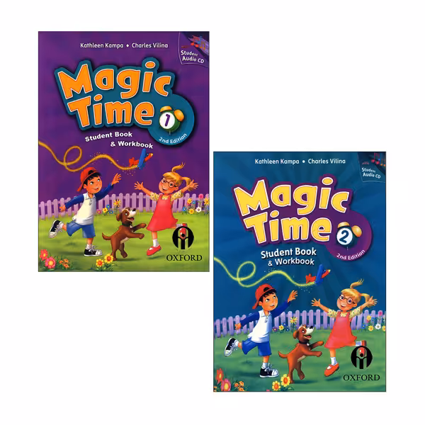 کتاب Magic Time اثر Kathleen Kampa And Charles Vilina انتشارات الوندپویان دو جلدی