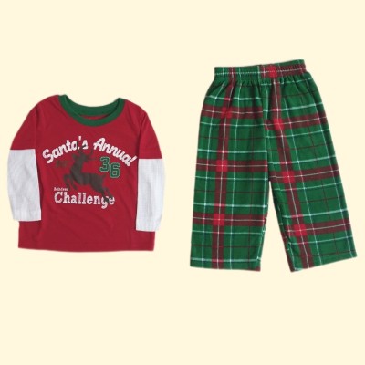 ست زمستانی بچگانه برند آمریکایی carters سایز 2 سال ست کارترز کریسمسی