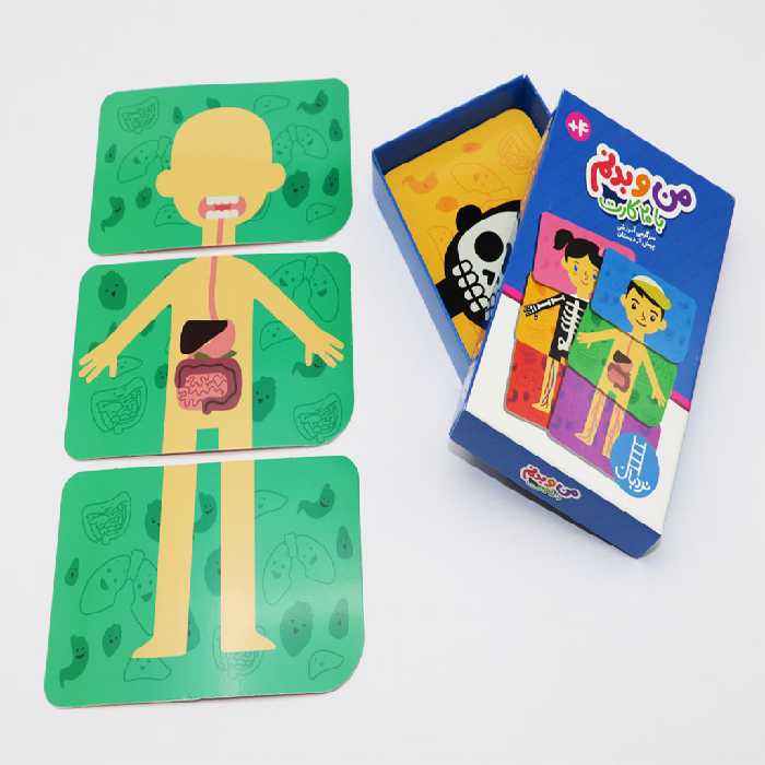 فلش کارت من و بدنم با 20 کارت