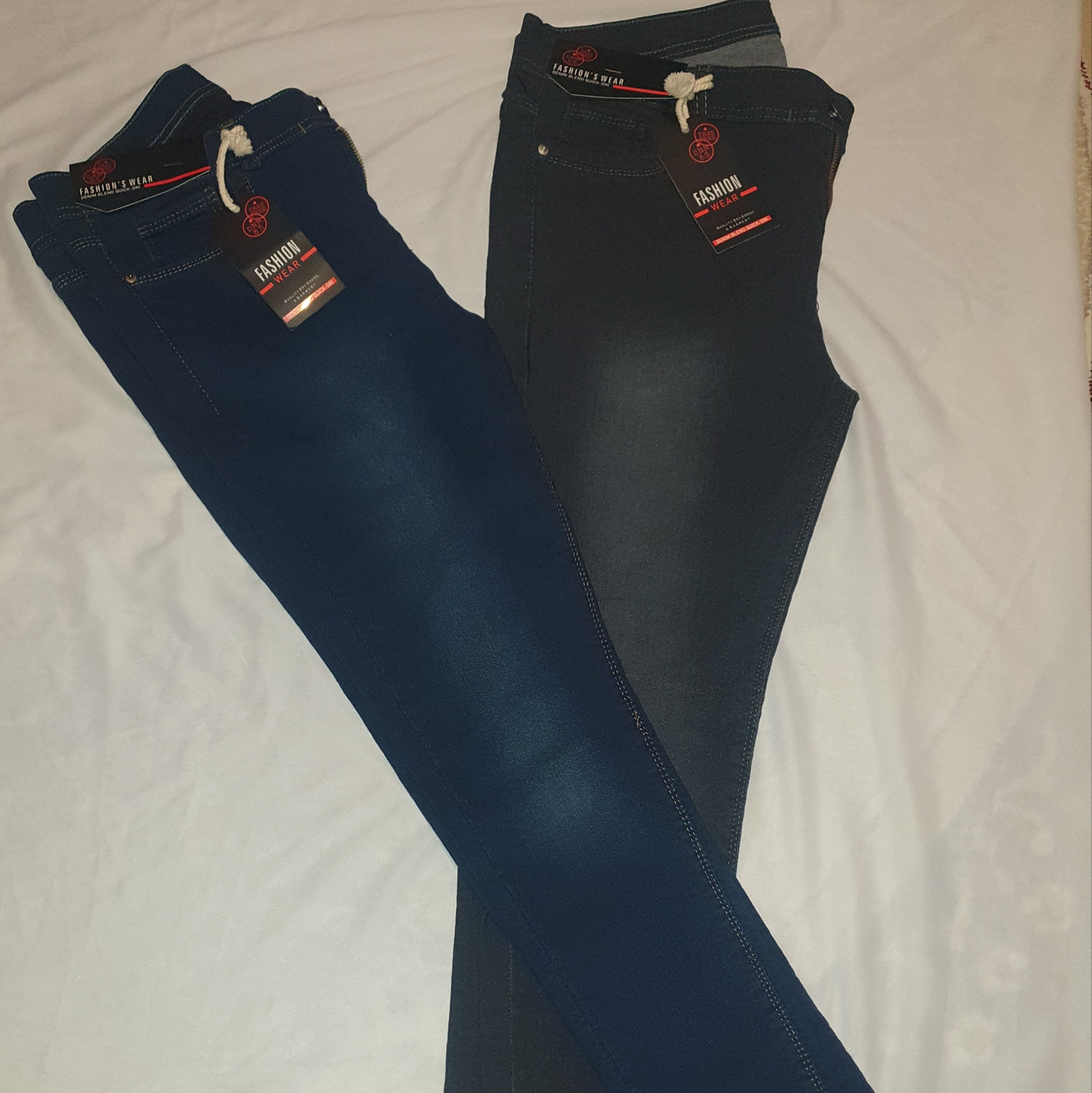شلوار جین کشی سایز 40 تا 48 دارای رنگبندی