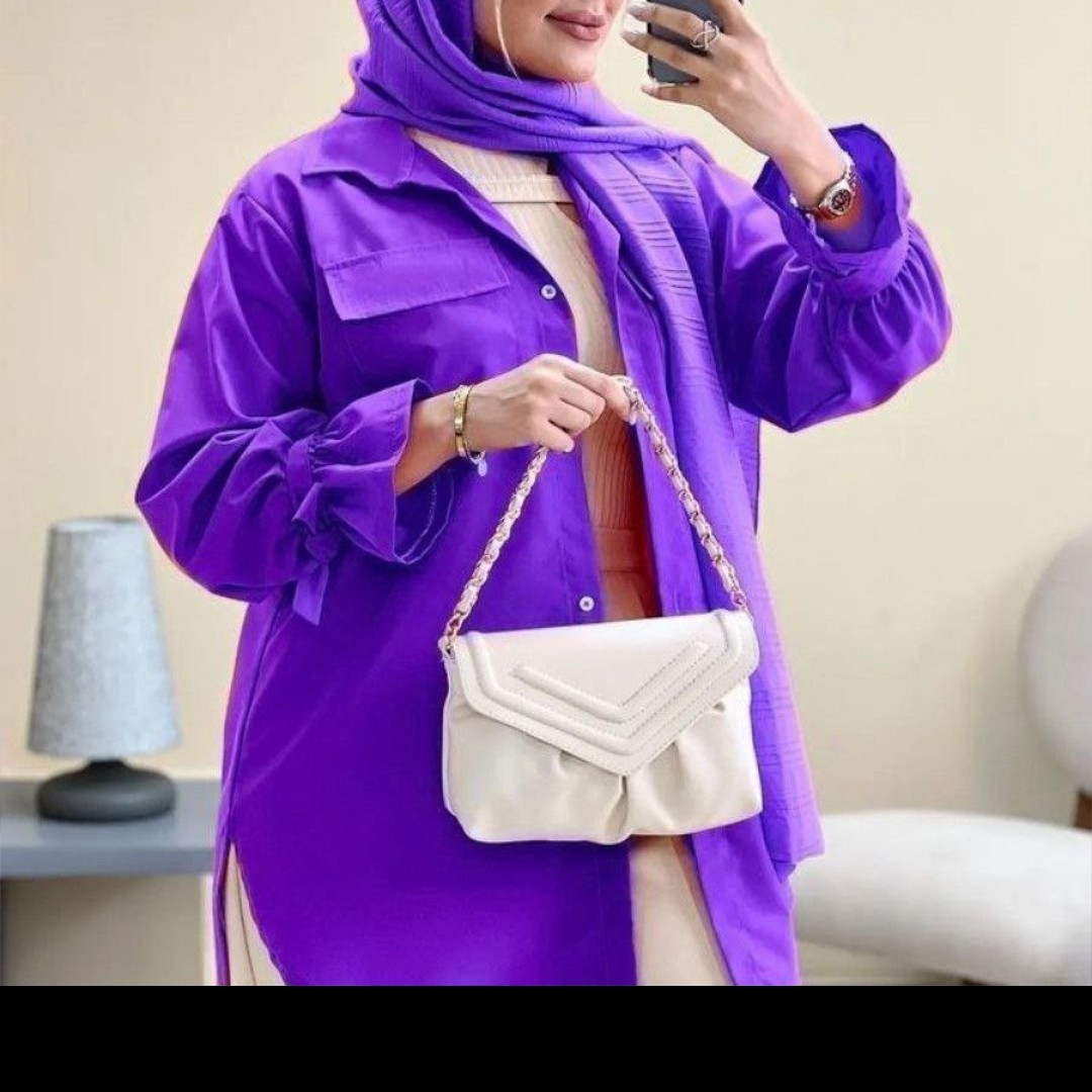 شومیز مانتویی گیسو