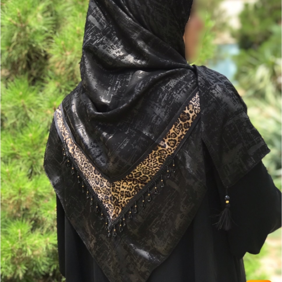 روسری مزونی جنس کوپرا پتینه شیک و مجلسی