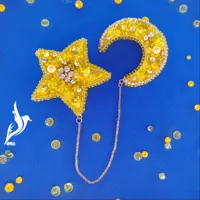 گل سینه ماه وستاره دوقلوی جذاب 