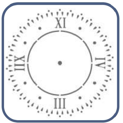شابلون طرح ساعت کد 882سایز 40 در 60