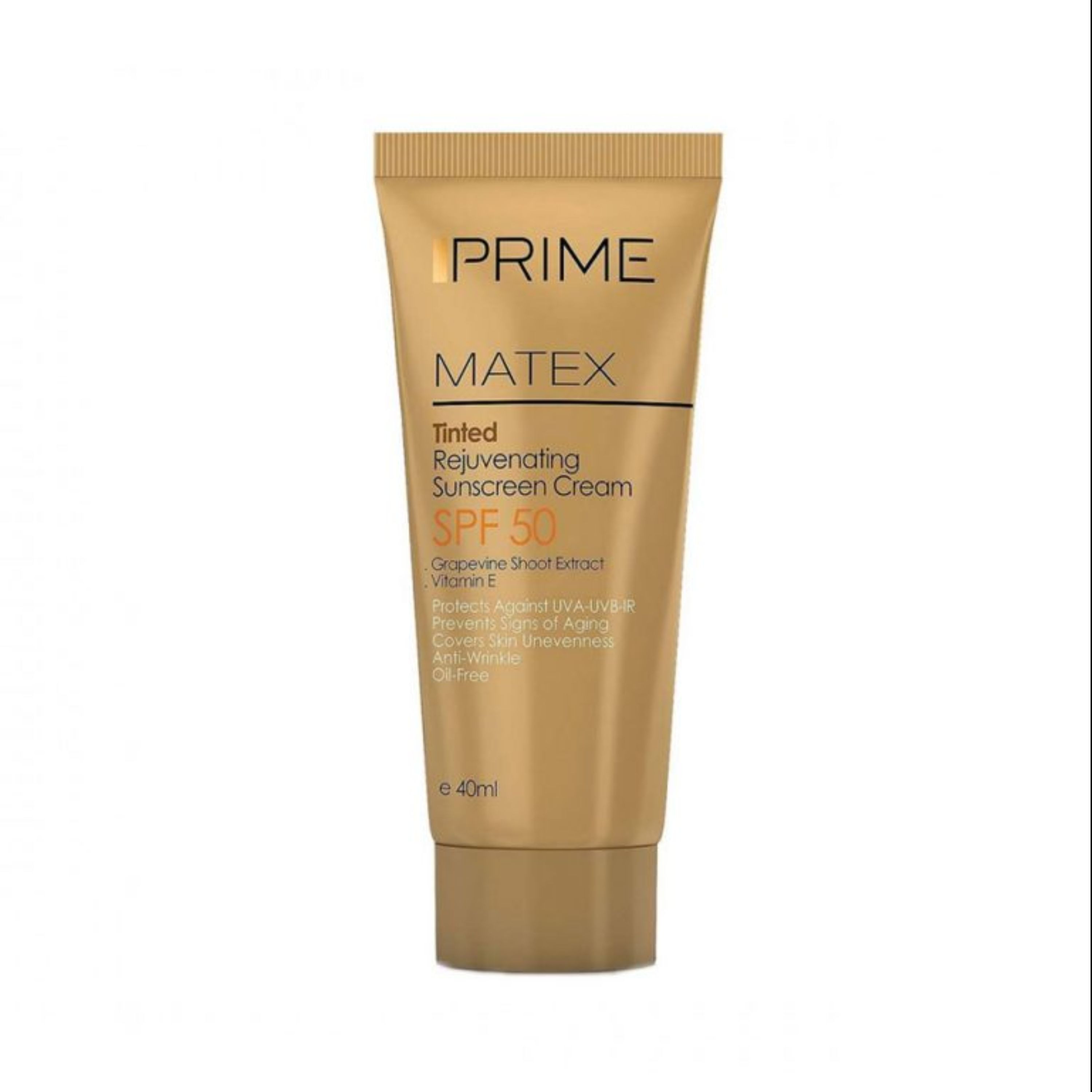 کرم ضد آفتاب پریم جوان کننده صورت مدل Matex Tinted SPF50