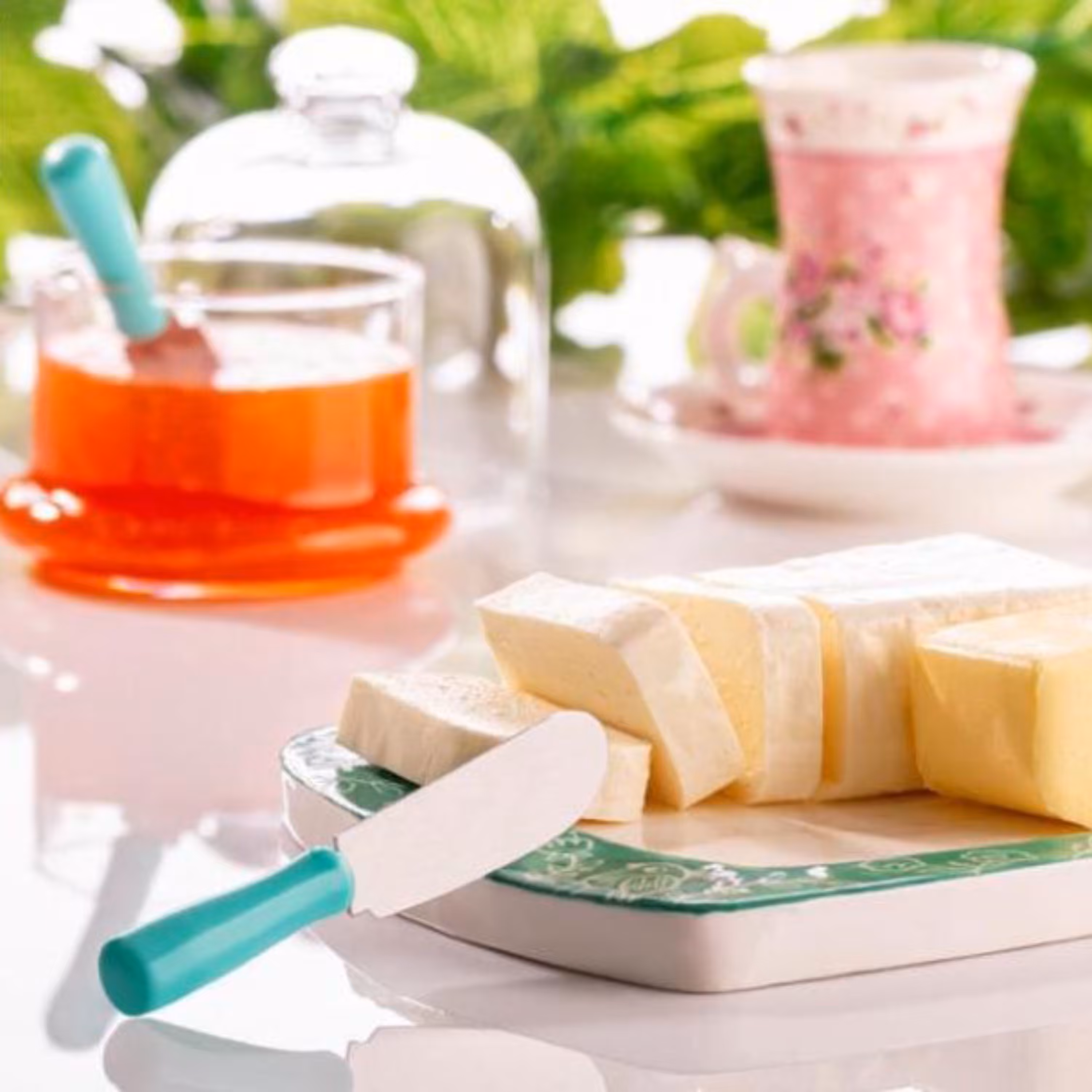 کارد کره ماربل در رنگ تیفانی بسته 6 عددی