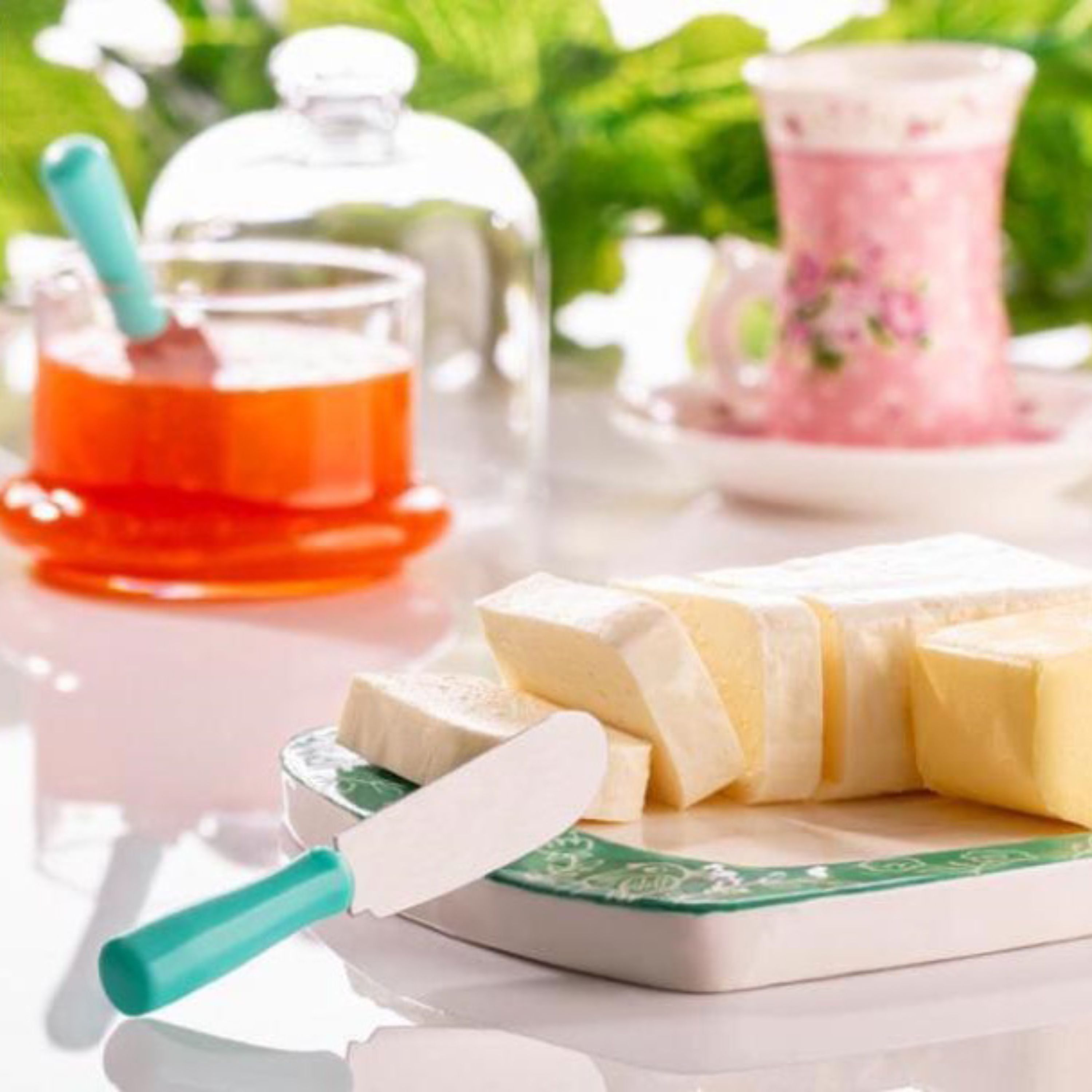 کارد کره ماربل در رنگ تیفانی بسته 6 عددی