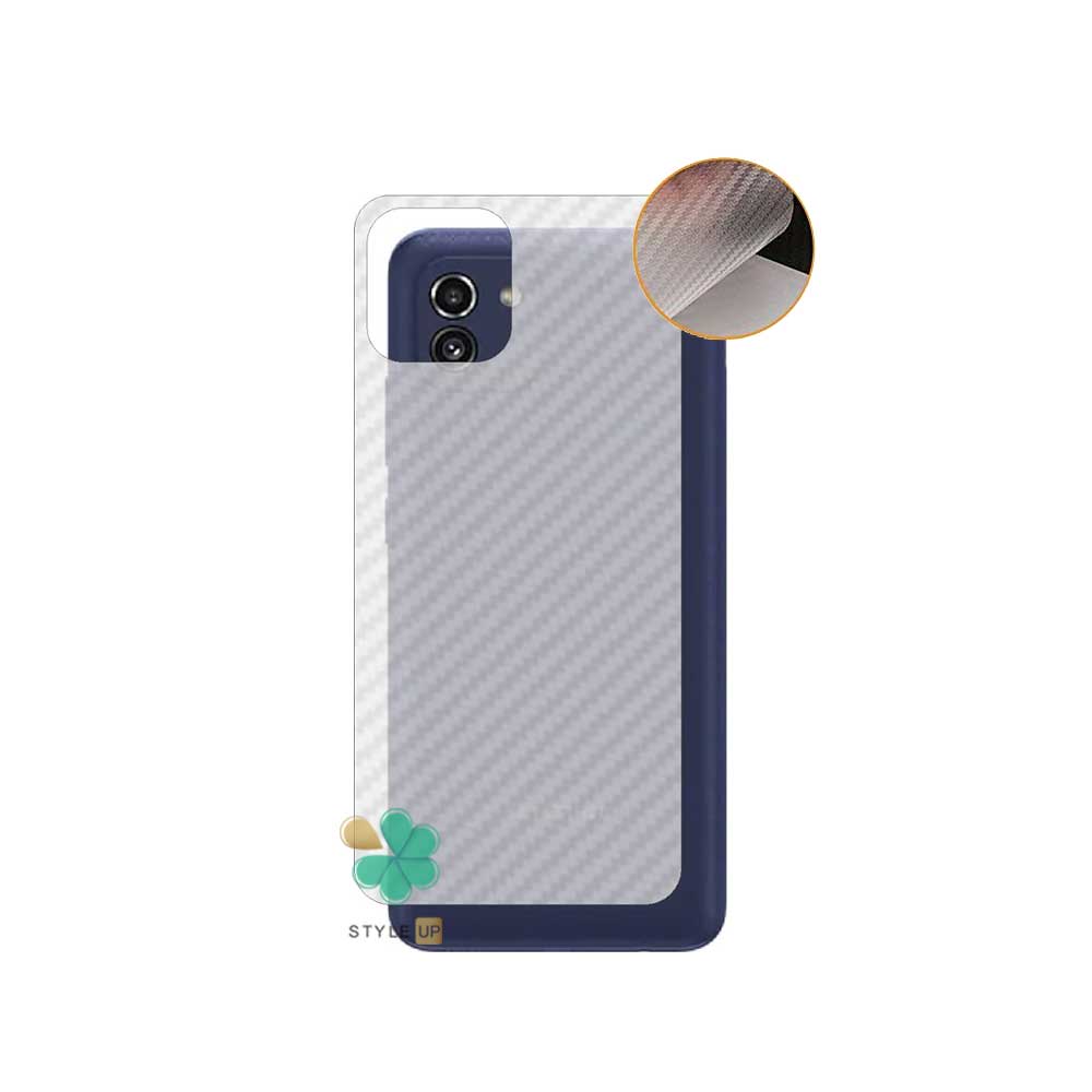 برچسب نانو پشت کربنی گوشی مناسب Samsung Galaxy A03