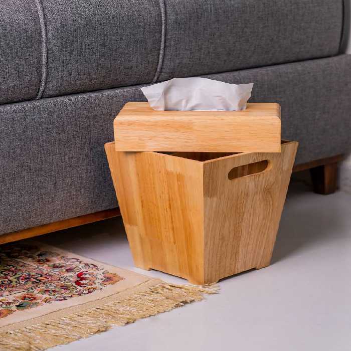 سطل و جادستمال چوبی رابروود