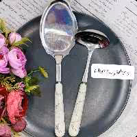 ست کفگیر و ملاقه ماربل 