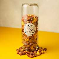 شیشه بزرگ آجیل چهار مغز شور