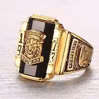 انگشتر اورجینال و وارداتی کـالج با سه لایه روکش میکرونی طلا و رنگ ثابت  