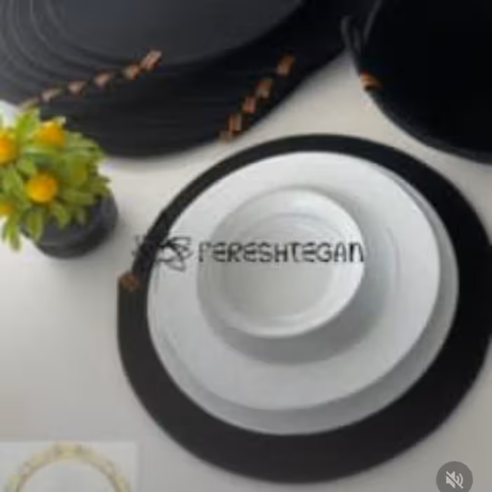 زیر بشقابی های شیک مخصوص میز های پذیرایی خاص به صورت دانه ای مناسب نیاز 