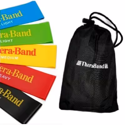 کش مینی لوپ بدنسازی پیلاتس THERA-BAND ( 5 عددی )