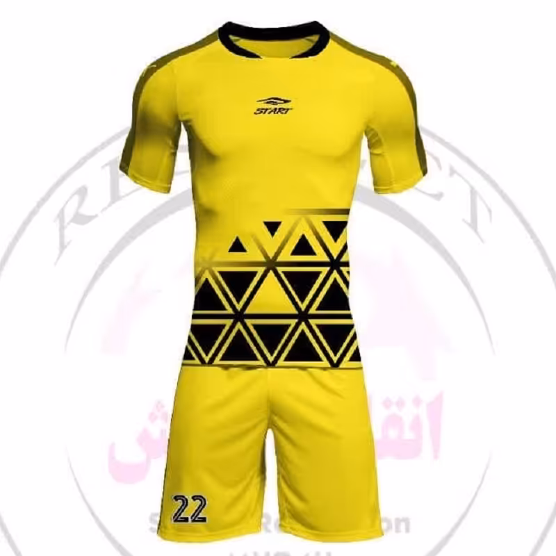 پیراهن و شورت ورزشی کد 123  چاپ جلو و پشت (بسته 20 تایی)مشروط به مذاکره قبل از سفارش
