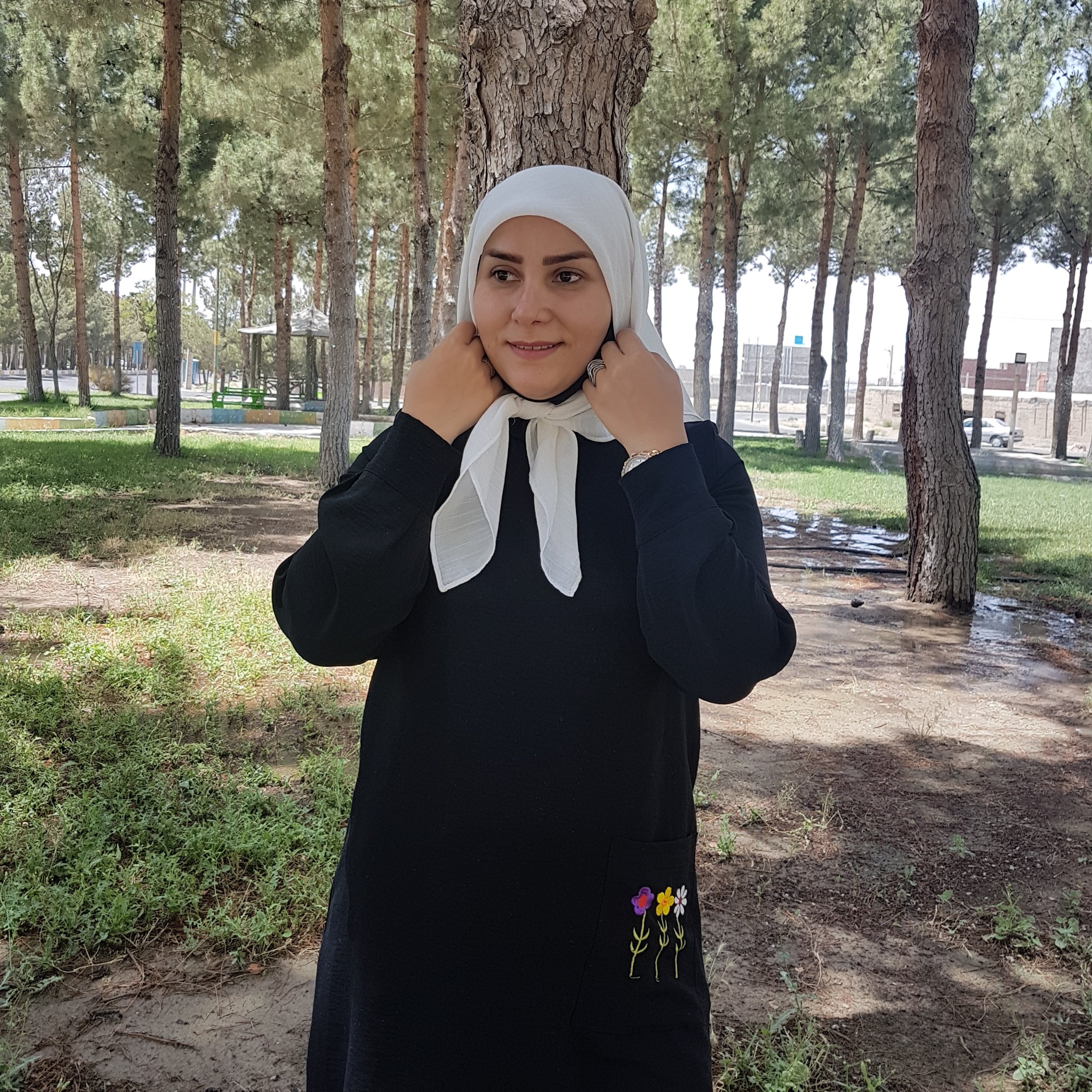 روسری مینی اسکارف نخی با کیفیت عالی