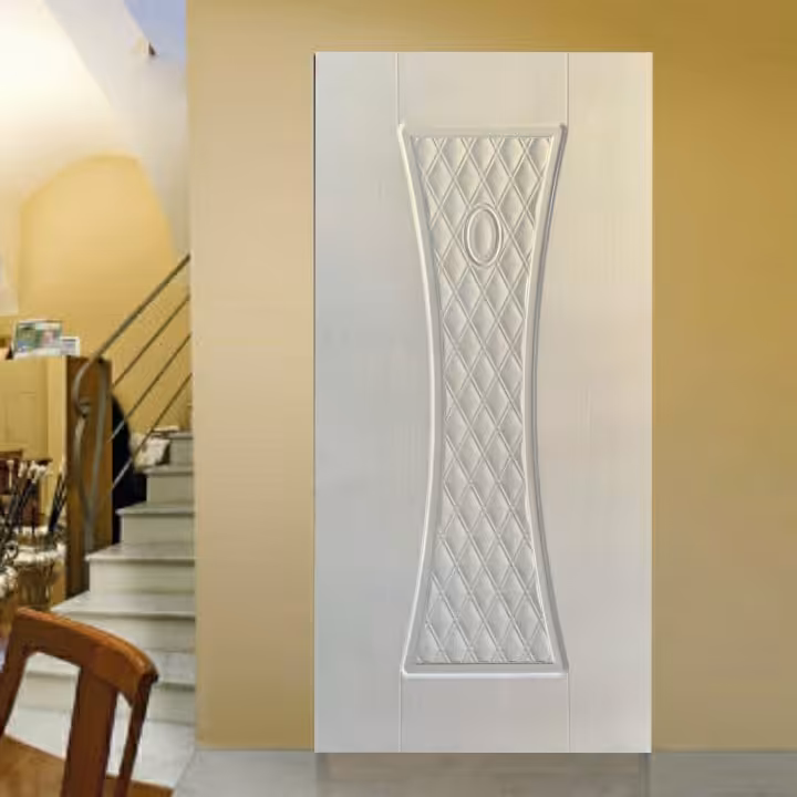 درب داخلی مدل ملامینه طرح امپراطور رنگ سفید برفی؛زیباو بادوام(خرید مستقیم از تولیدی)