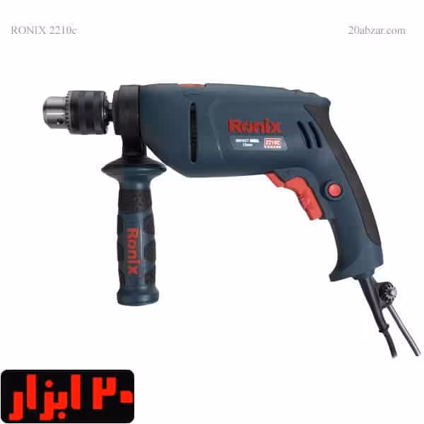 دریل چکشی 13 میلیمتری 810 واتی 2210c رونیکس بدون کیف BMC