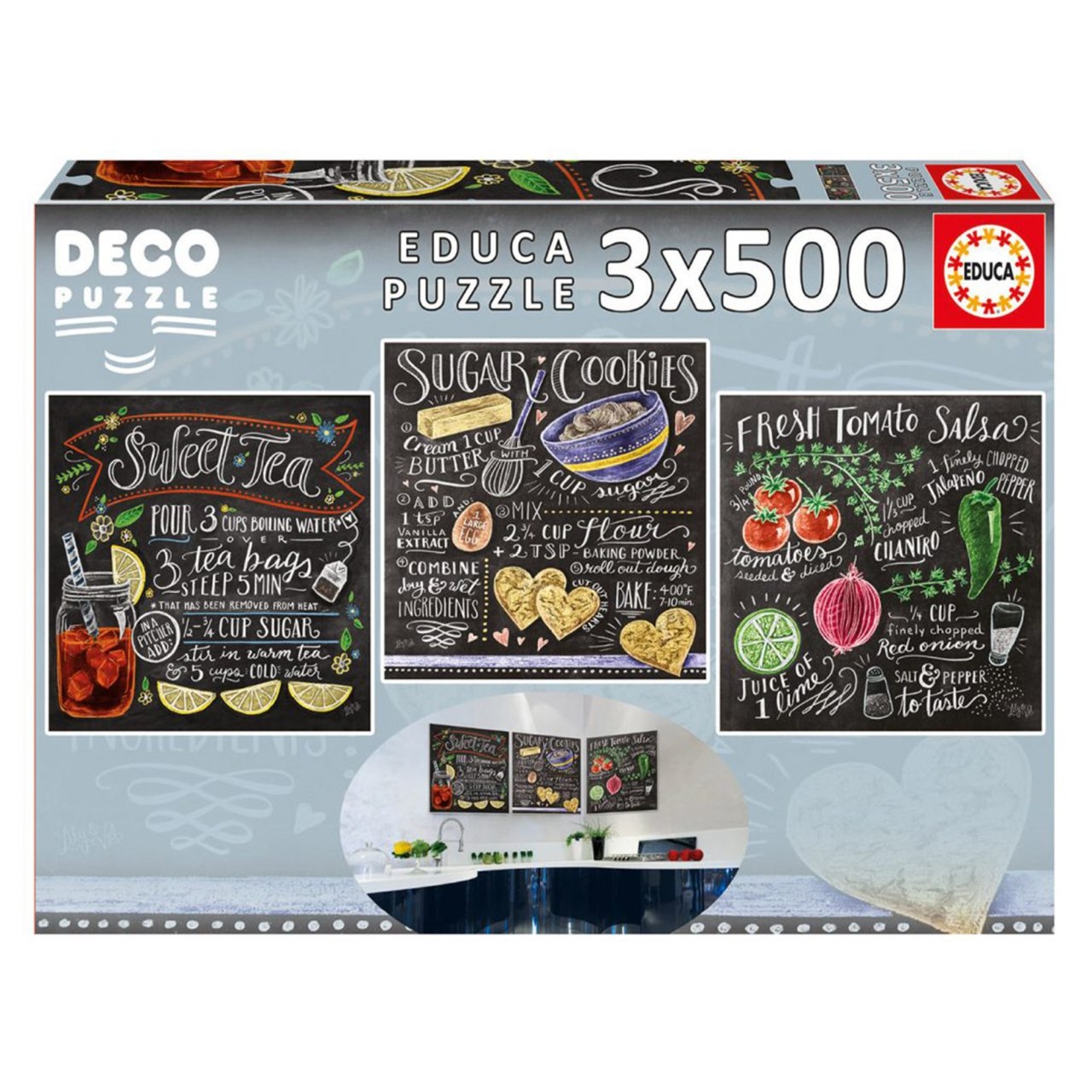 پازل 1500 تکه ادوکا مدل لیلی و وال کد 17094