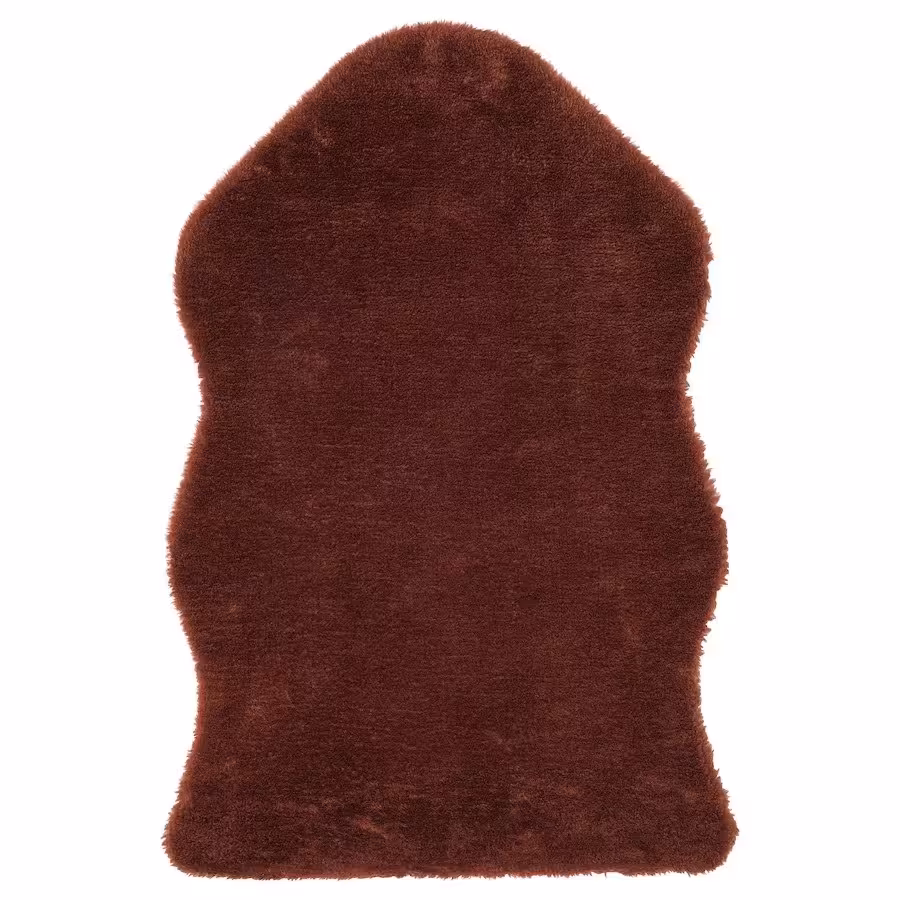 فرش ایکیا مدل TOFTLUND کد 005.328.24 سایز  85x55 سانتی متر رنگ جگری