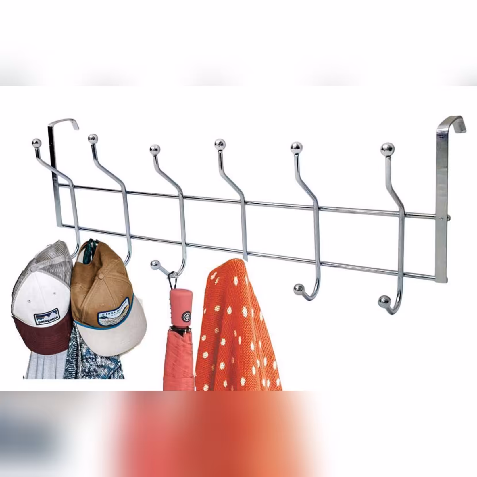 چوب لباسی پشت دری سر ساچمه
 بسیار ضخیم