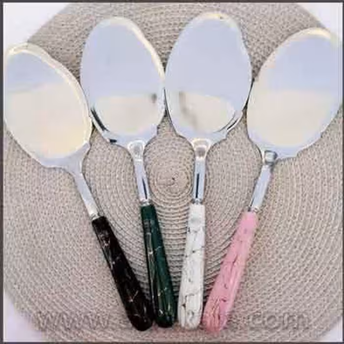 کفگیر دسته سرامیکی ماربل