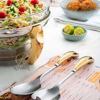 سالاد خوری استیل 2رنگ رامیسا