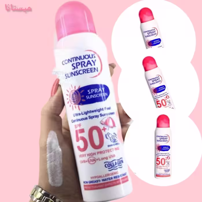 اسپری ضد آفتاب وکالی spf50 بی رنگ (ارسال رایگان)