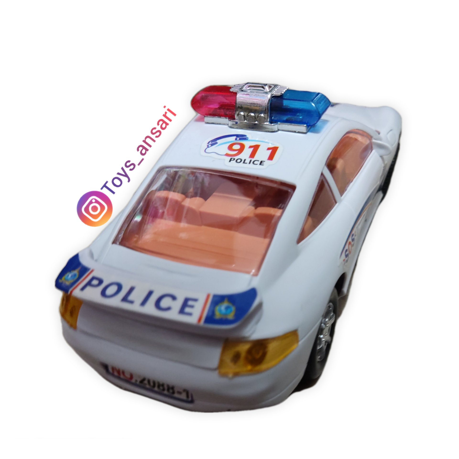 ماشین پلیس باطری خو چرخشی