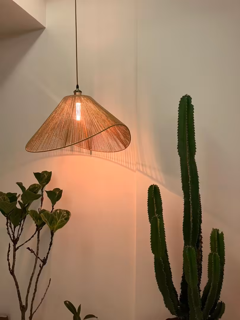 لوستر بوهو کلاهی (مکرومه)