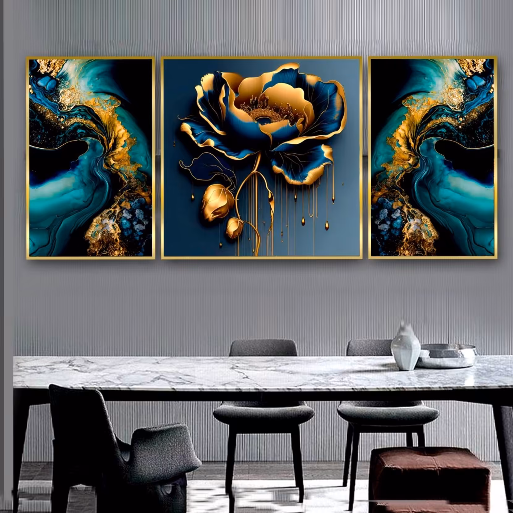 تابلو دکوراتیو 3تیکه کد 1081