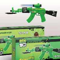 تفنگ کلاشینکف اسباب بازی طرح بن تن