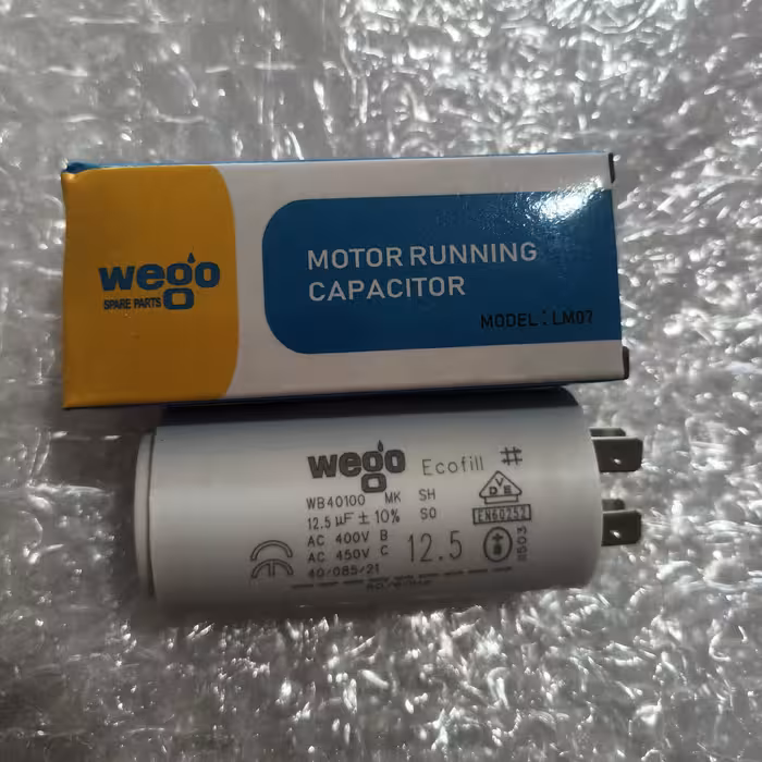 خازن 12.5 میکرو پلاستیکی فیشی