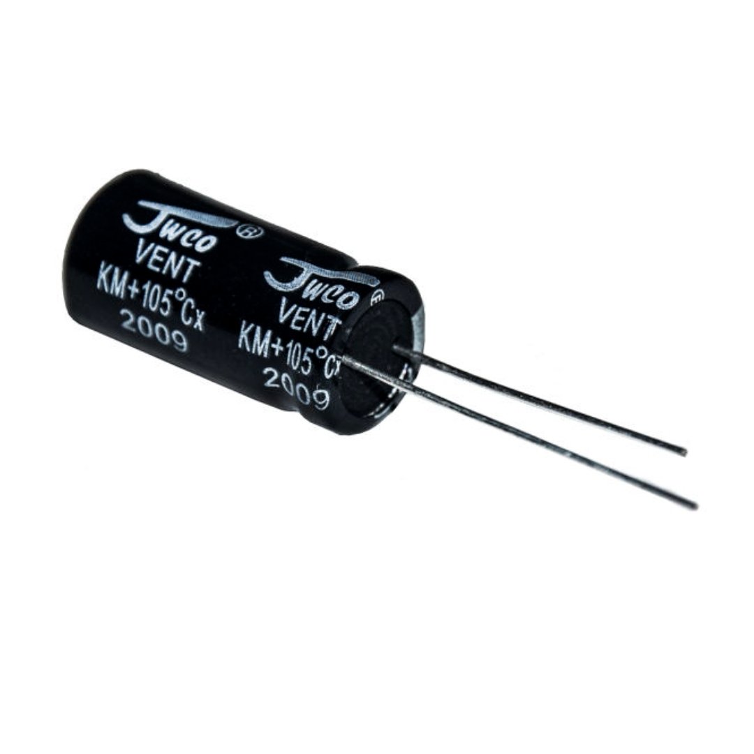 خازن الکترولیت 470 میکرو فاراد جی دبلیو کو مدل 16V ولت بسته 48 عددی 