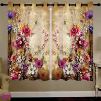 پرده رنس مدل C34-50826 سایز 190x140 سانتی متر
