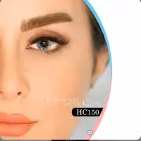 لنز رنگی هرا  سالیانه شماره 21 کد HC15 آبی یخی