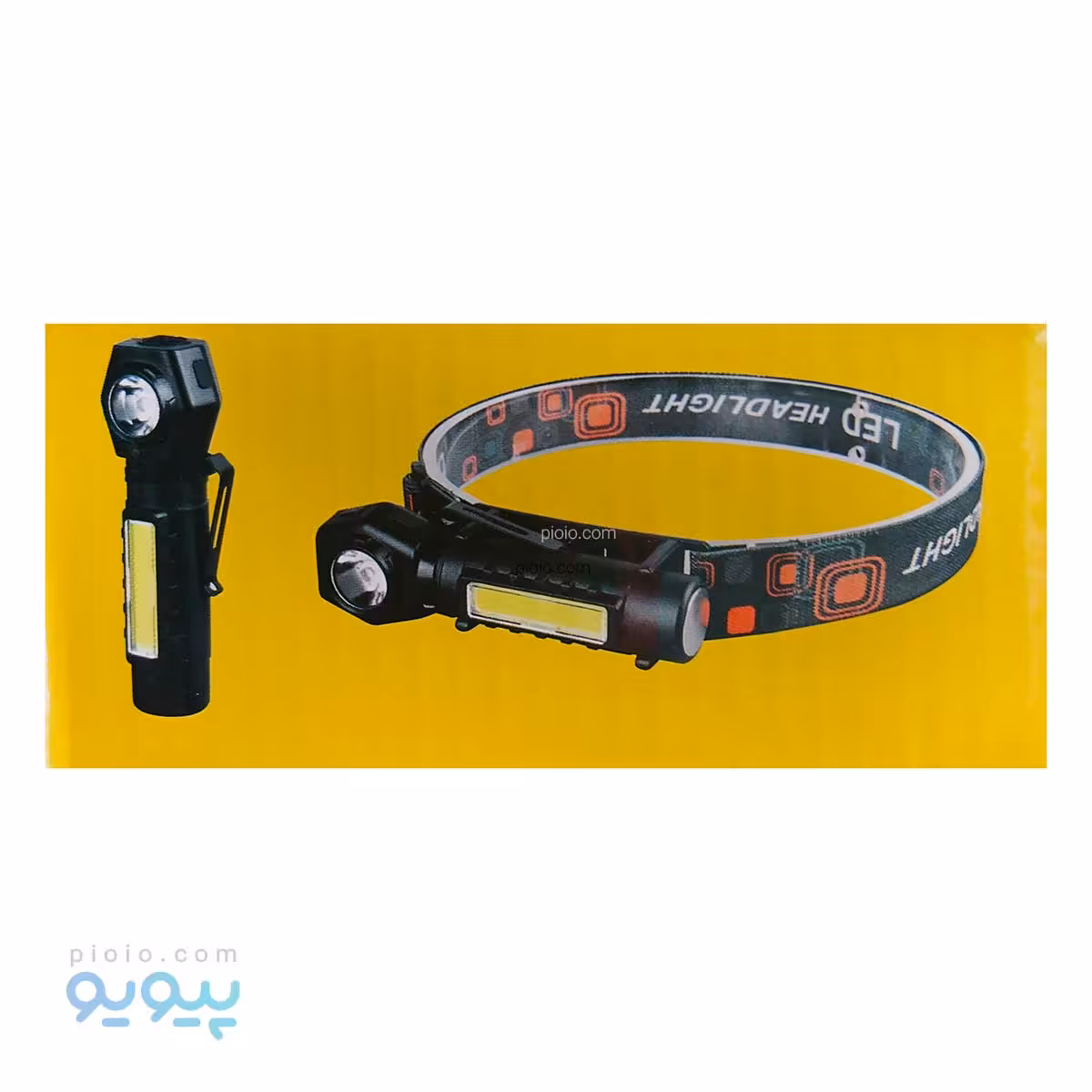 چراغ قوه پیشانی هدلایت شارژی آیتم 212