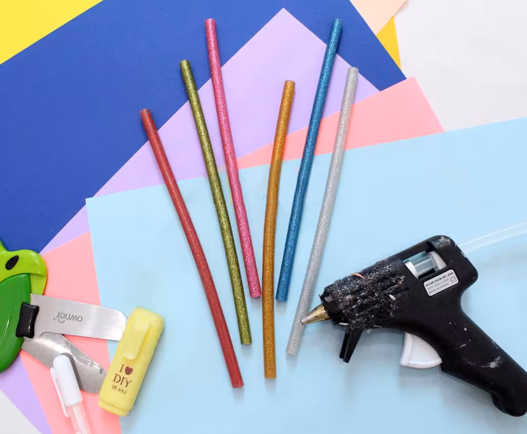 چسب حرارتی اکلیلی قطر 7 میل بسته 6 عددی