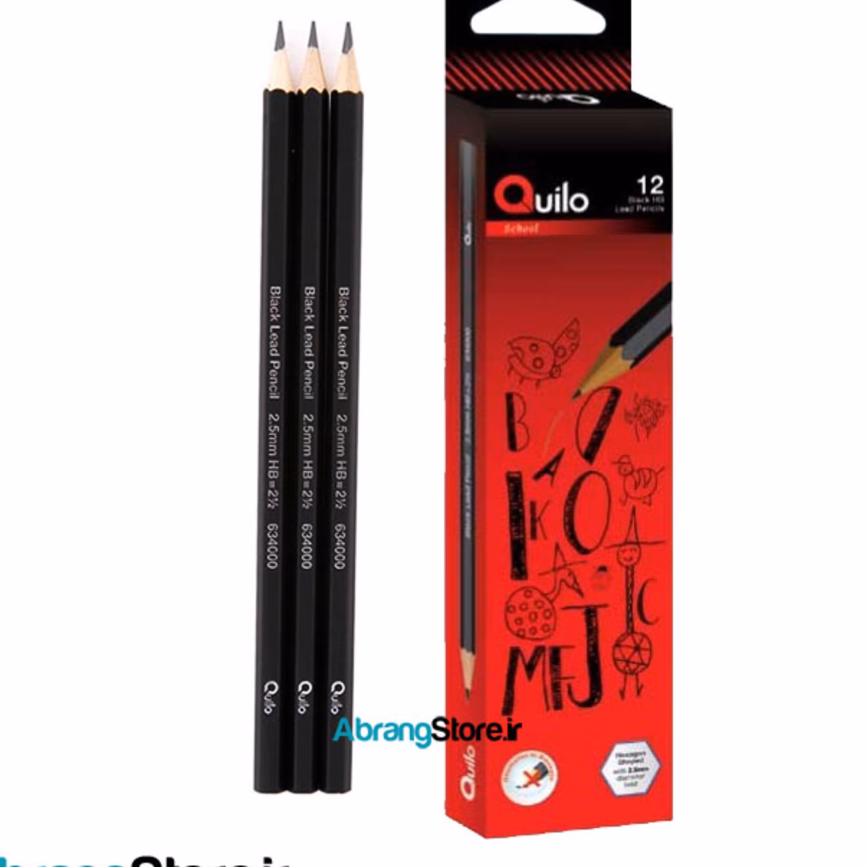 مداد مشکی برند کوییلو با کیفیت خیلی عالی 
