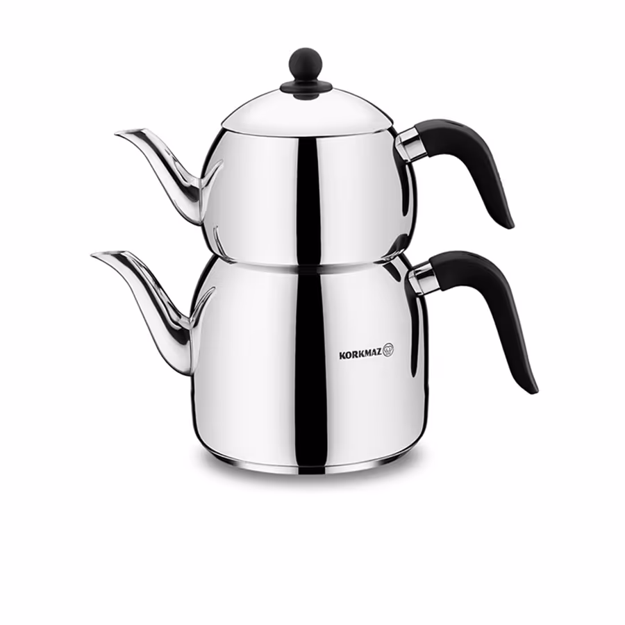 کتری و قوری کرکماز مدل RETRO A194 BLACK